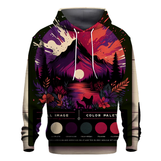 Wild Spirit Tie-dye Design Hoodie