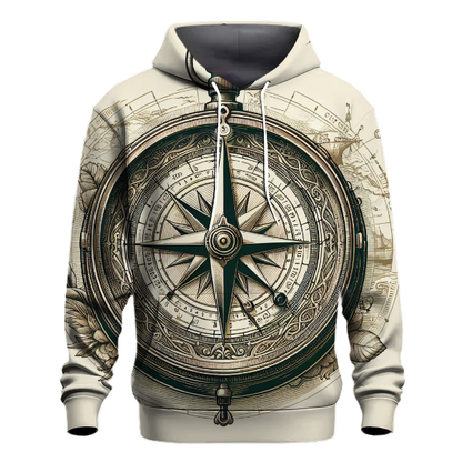 Timeless Vintage Compass Hoodie