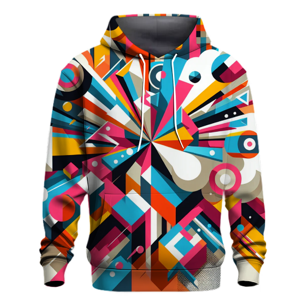 Vintage Pop Art Explosion Hoodie