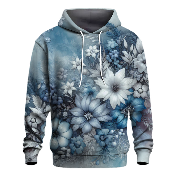 Winter Bloom Tie-dye Hoodie