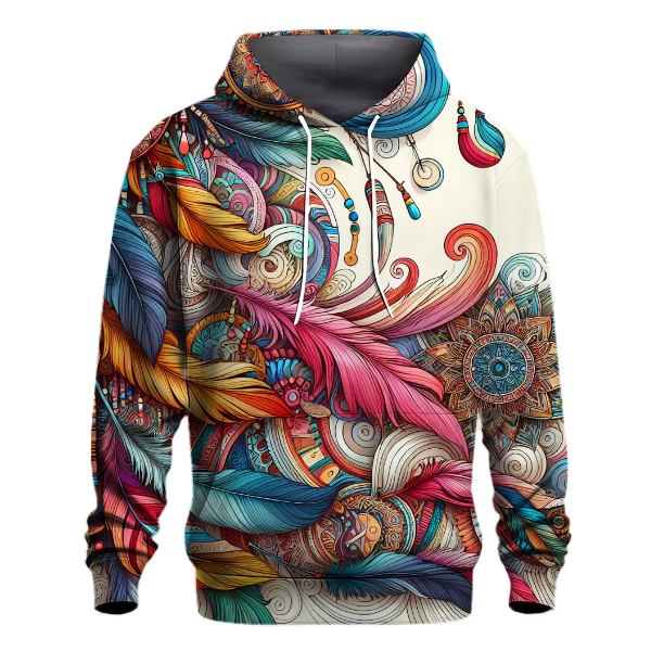 Vibrant Bohemian Bliss Hoodie