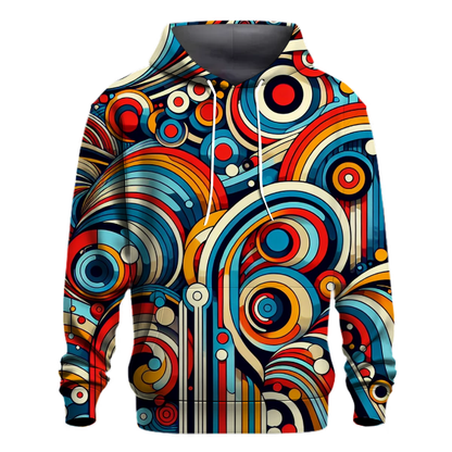 Vibrant Retro Grooves Hoodie