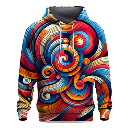 Abstract Spirals Hoodie