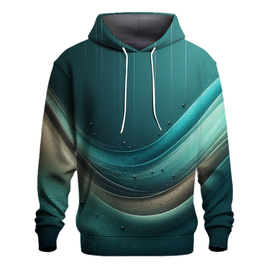 Royal Teal Splash Hoodie