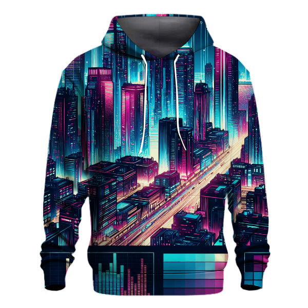 Techno Cityscape Hoodie