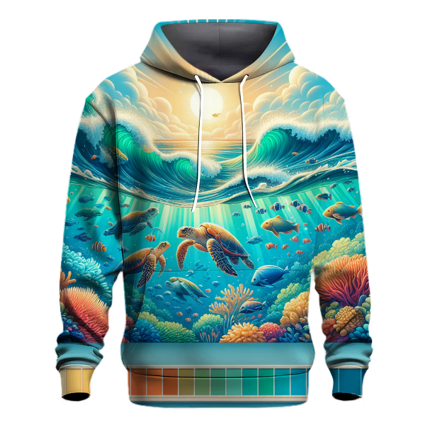 Vibrant Ocean Dance Hoodie