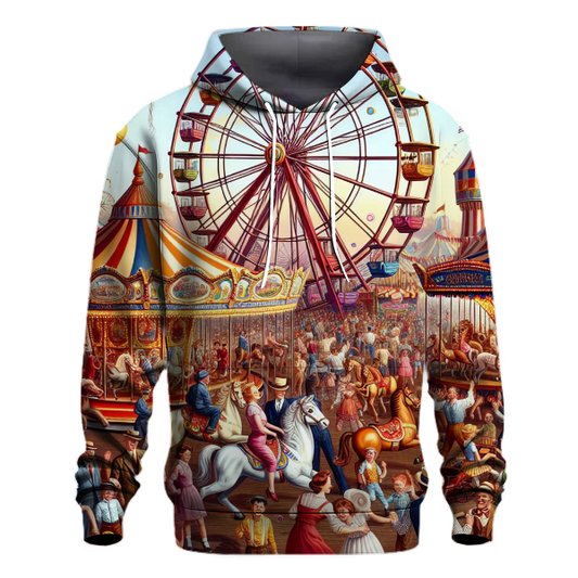 Vintage Carnival Whimsy Hoodie