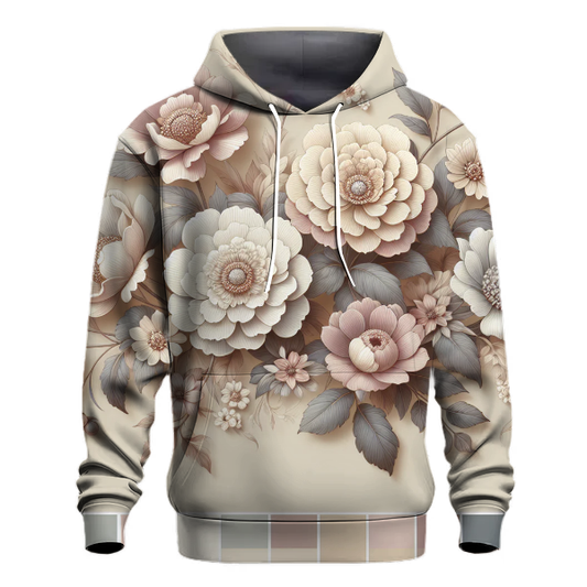 Timeless Floral Elegance Hoodie