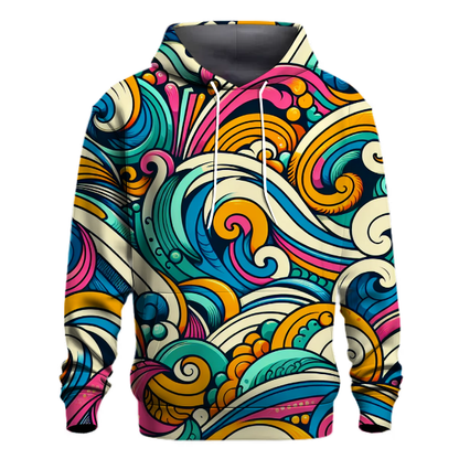 Vintage Vibes Wave Hoodie