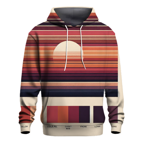 Sunset Stripes Harmony Hoodie