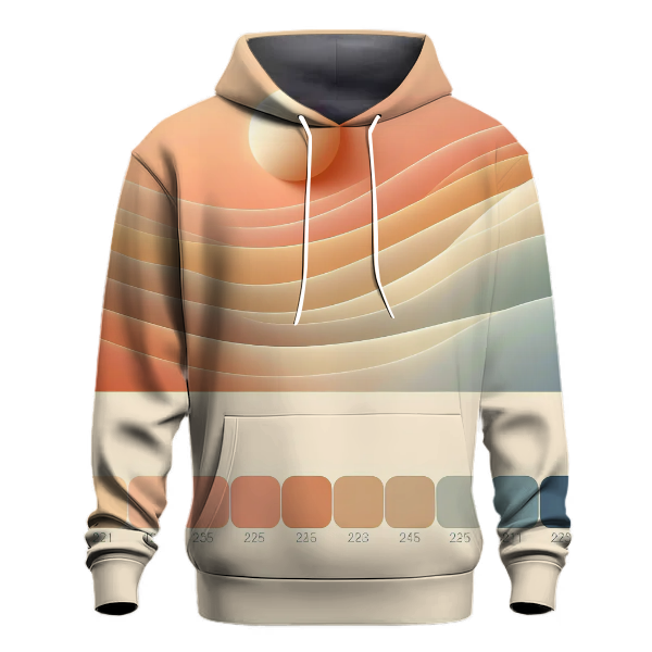 Peach Sunset Ombre Hoodie