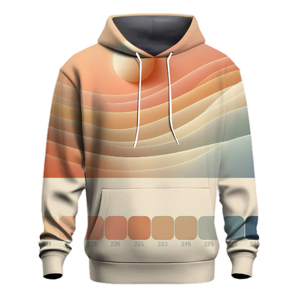 Peach Sunset Ombre Hoodie