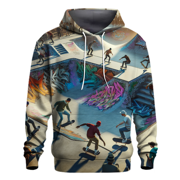 Skateboarding Swirl Hoodie