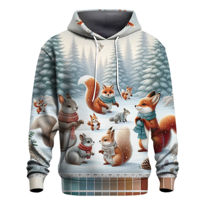 Whimsical Woodland Critters Hoodie