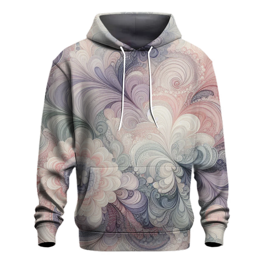 Vintage Floral Tie-Dye Hoodie