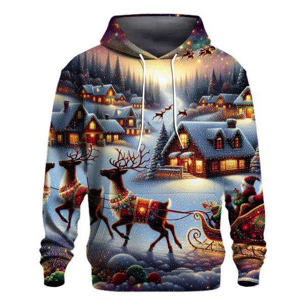 Winter Wonderland Reindeer Parade Hoodie