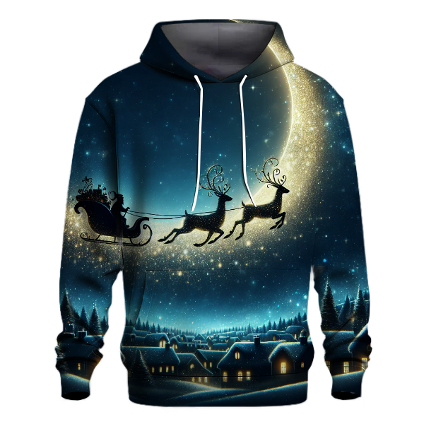 Santa's Sleigh in the Sky Hoodie