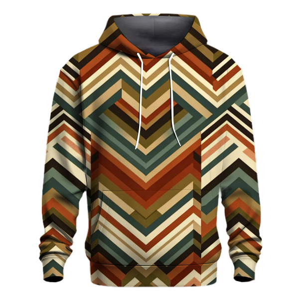 Vintage Chevron Chic Hoodie