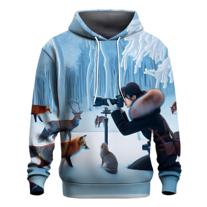 Winter Wildlife Photographer Hoodie