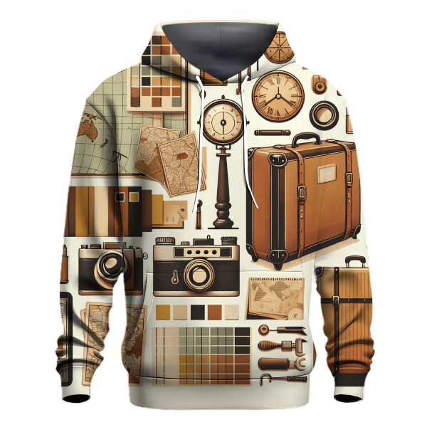 Vintage Boho Travel Hoodie