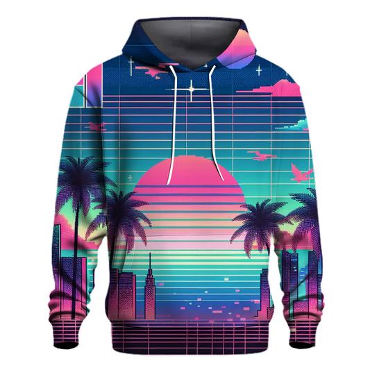 Vaporwave Neon Nights Hoodie