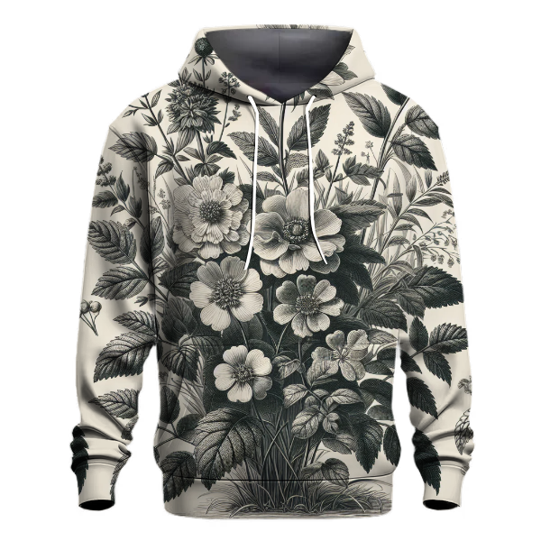 Vintage Botanical Harmony Hoodie