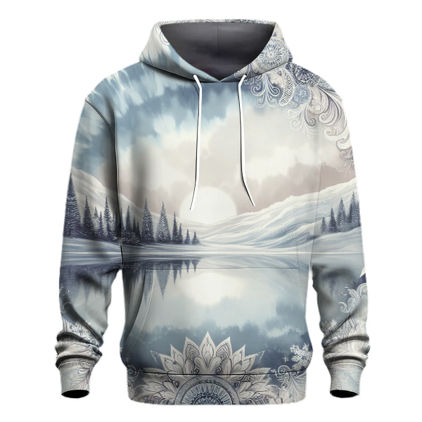 Winter's Glow Tie-dye Hoodie