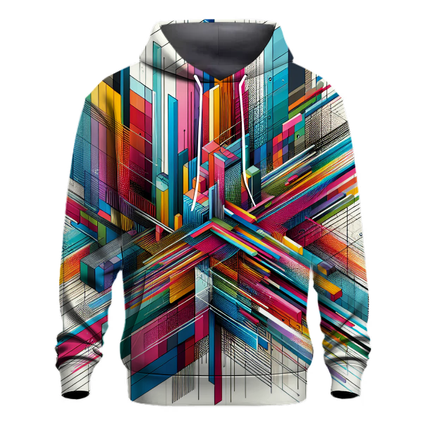 Vibrant Spectrum Burst Hoodie