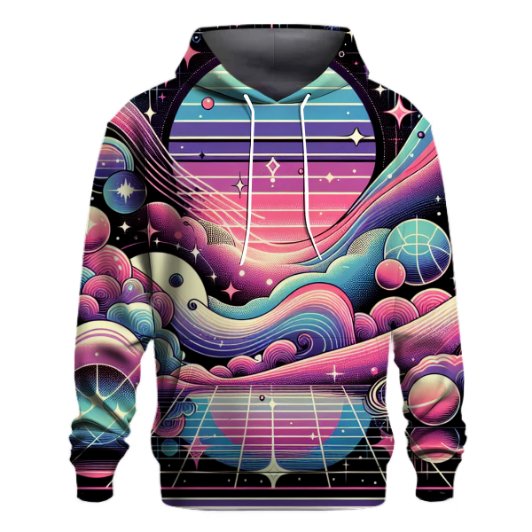 Retro Synth Galaxy Hoodie