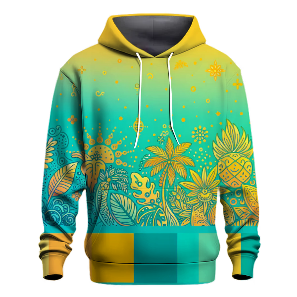 Vibrant Tropical Fiesta Hoodie