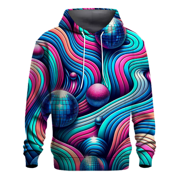 Vibrant Retro Disco Hoodie