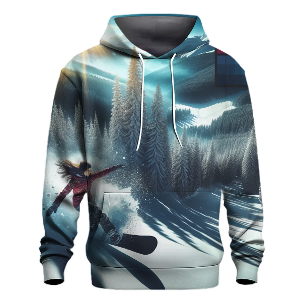 Winter Snowboarding Hoodie