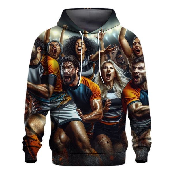 Rugby - Power and Teamwork Hoodie