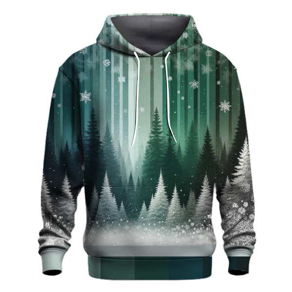 Winter Forest Gradient Hoodie