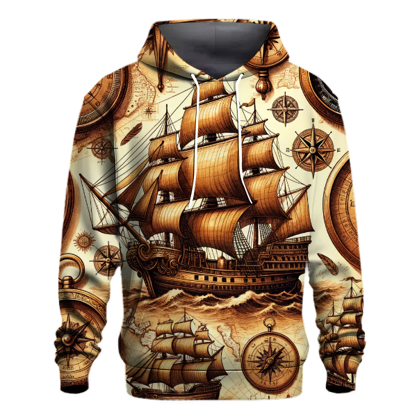 Vintage Nautical Adventure Hoodie