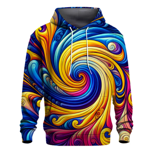 Vintage Kaleidoscope Burst Hoodie