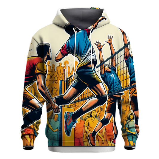 Volleyball - Teamwork in Motion Hoodie