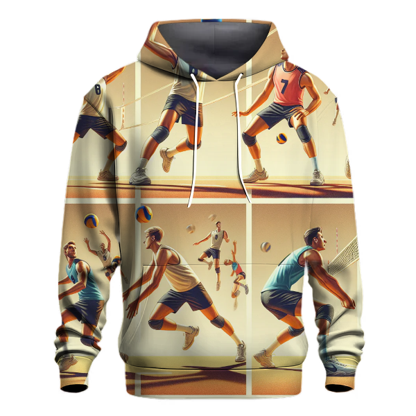 Volleyball - Spike Action Hoodie