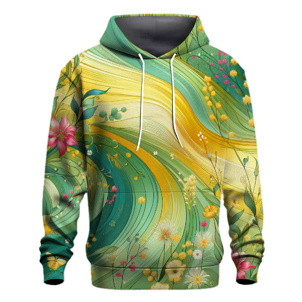 Wild Meadow Tie-dye Design Hoodie