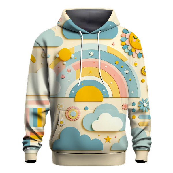 Whimsical Cloud Patterns Hoodie