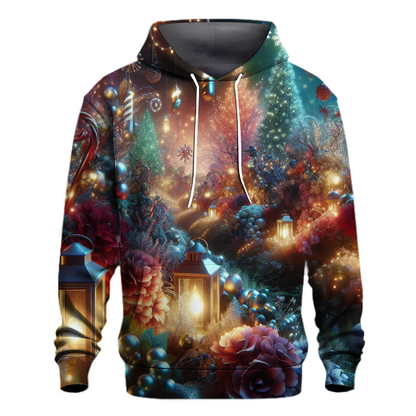 Whimsical Christmas Garden Hoodie