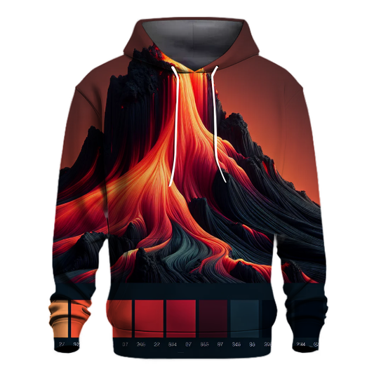 Vibrant Lava Flow Hoodie