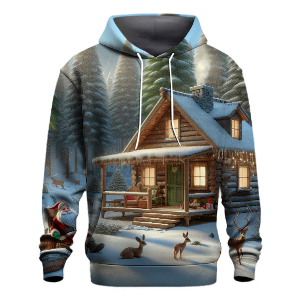 Santa's Woodland Retreat Hoodie