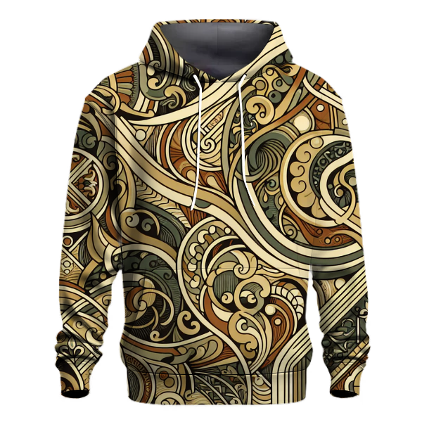 Vintage Paisley Groove Hoodie