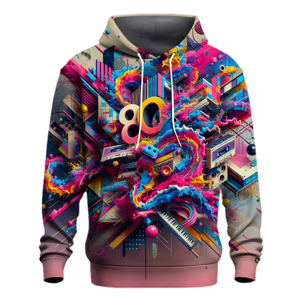 Vivid Neon Meltdown Hoodie