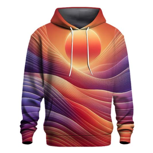 Retro Sunset Melodies Hoodie