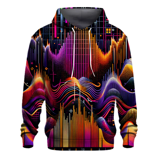 Vibrant Techno Rhythms Hoodie