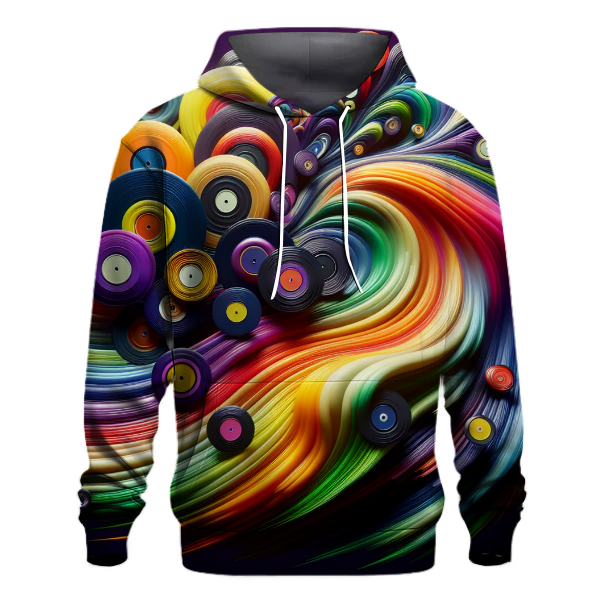 Vibrant Vinyl Vibe Hoodie