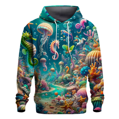 Whimsical Sea Life Hoodie