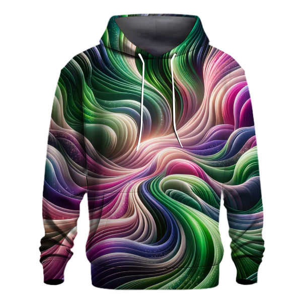 Aurora Borealis Glow Gradient Hoodie